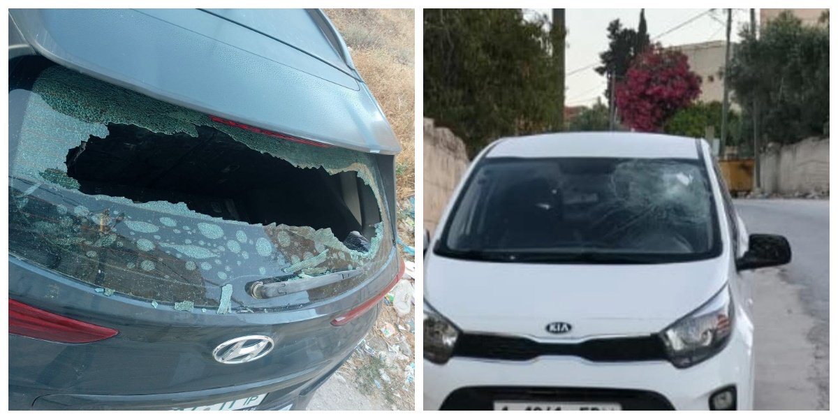 مستوطنون يهاجمون منزلا ويحطمون أربع مركبات في كفل حارس